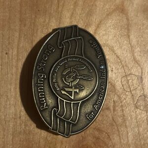 Gold Medal Running Strong Belt Buckle